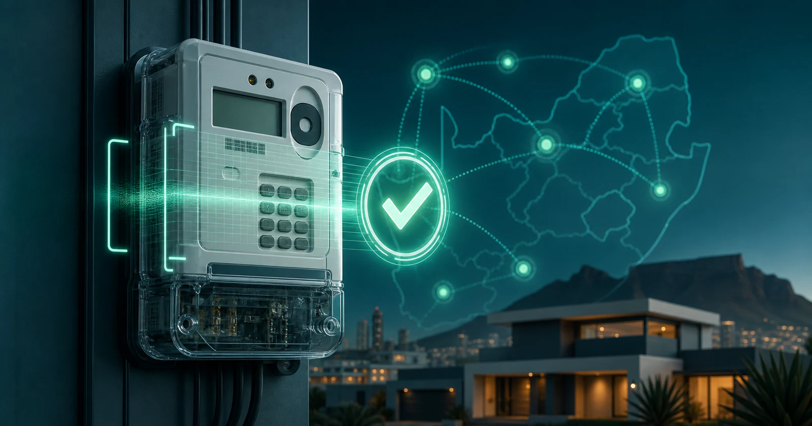 South African prepaid electricity meter coverage available through SIMcloud