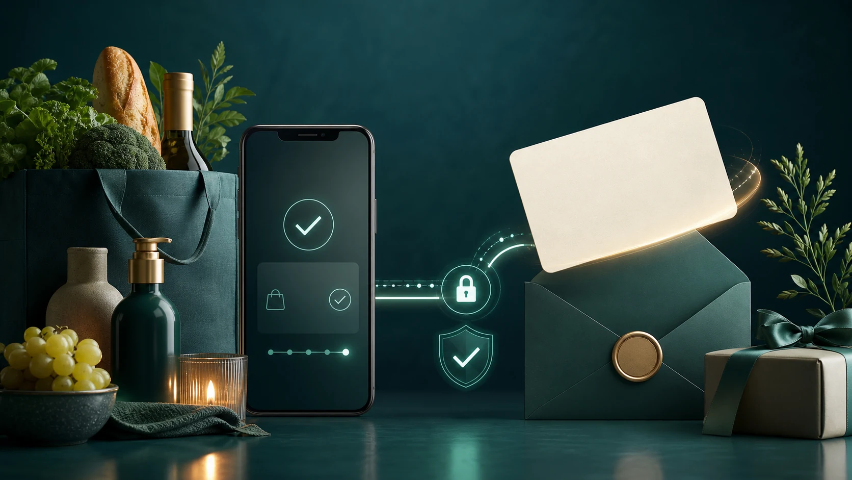 Premium digital retail voucher purchase through a secure wallet