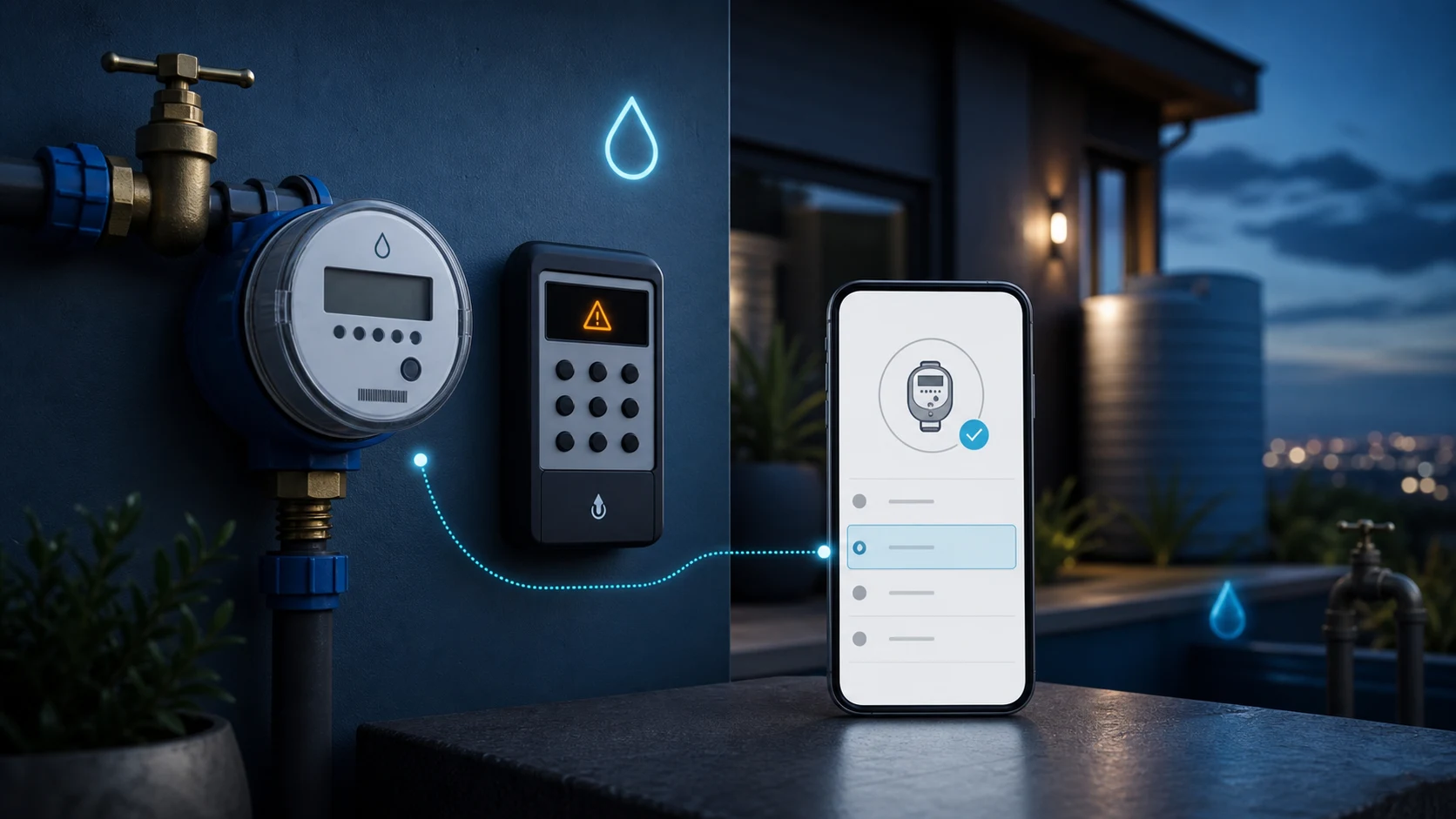 Prepaid water meter keypad and SIMcloud transaction record during token troubleshooting